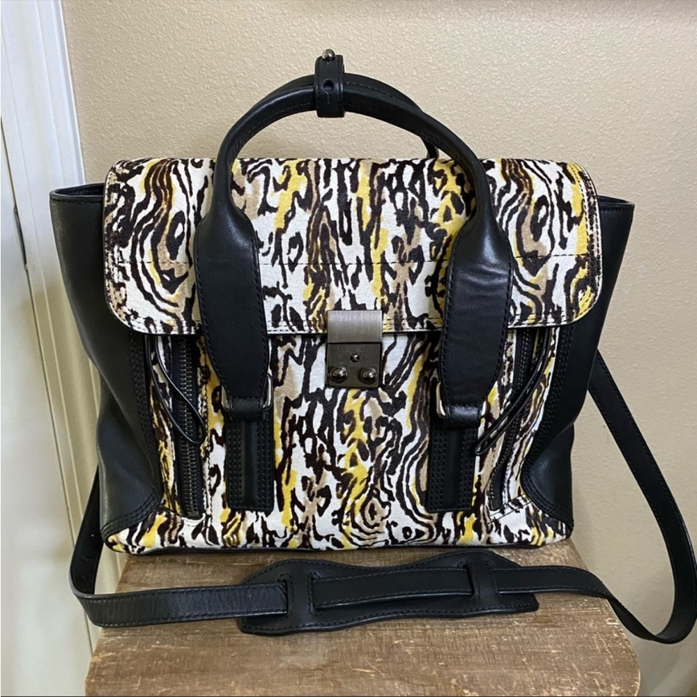3.1 Philip Lim Calf Hair Leather Bag - Picture 8 of 14